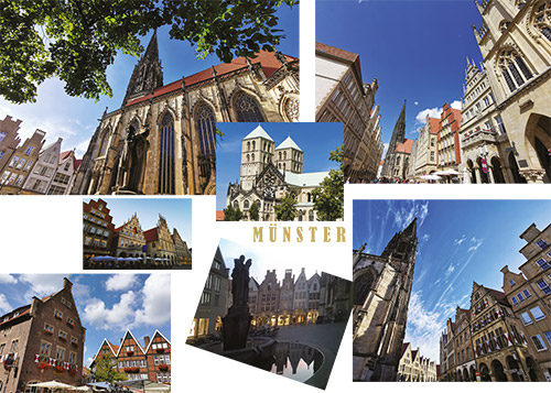 Postkarte Münster Dom Grußkarte