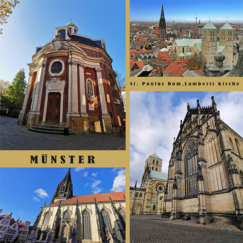 Postkarte Kirchen Münster Dom Lamberti